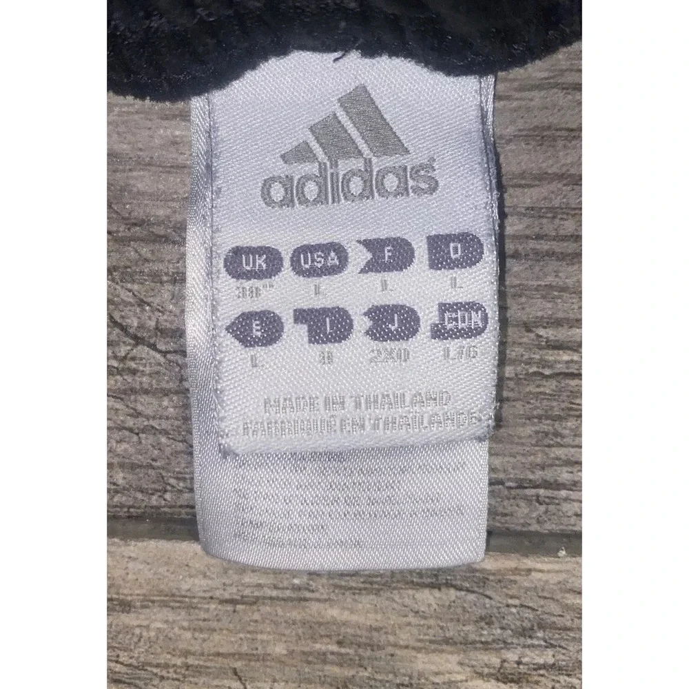 Adidas Padded Shorts Black White Sz Large Mens Soccer‎